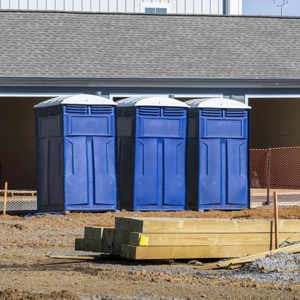 Heavy-duty construction site porta potty in Traverse City, Michigan